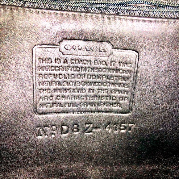 COACH Black Double Strap Shoulder Bag - Picture 2 of 11